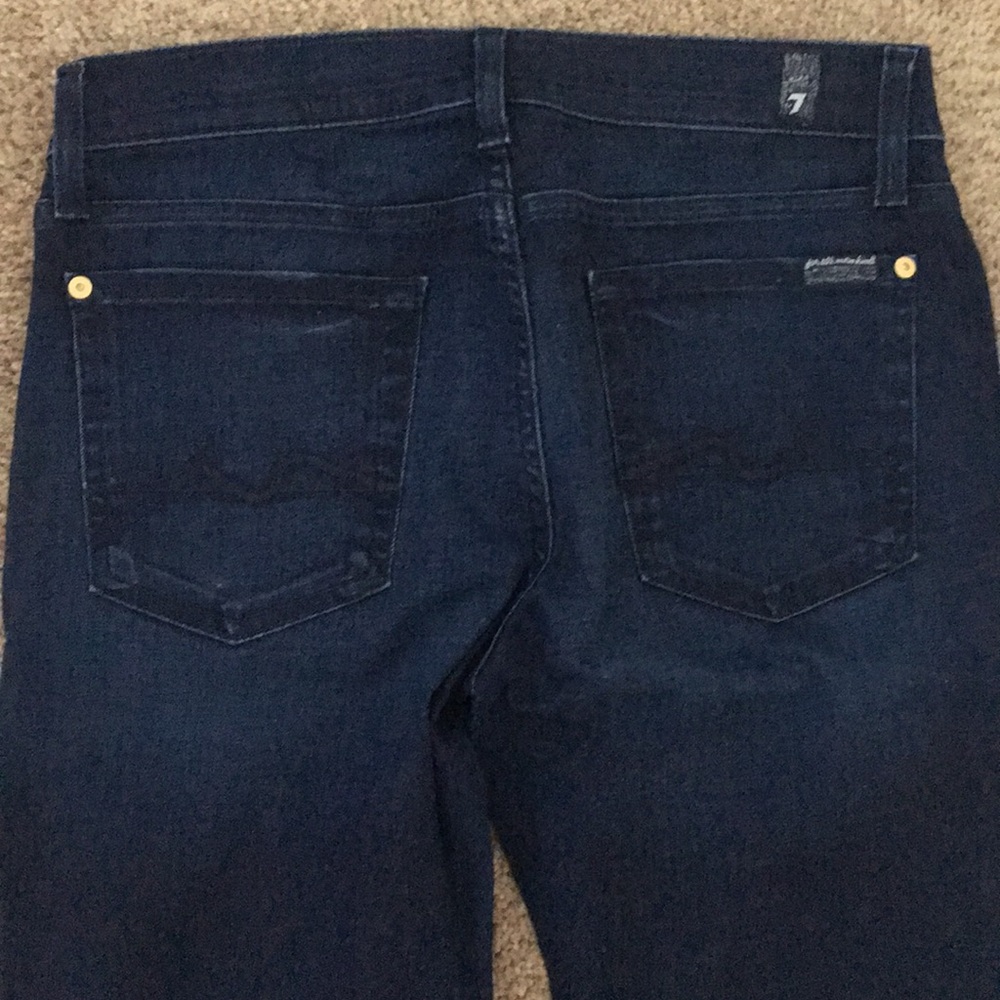 “7 for all man kind” dark blue jeans, size 28,New! - Picture 4 of 8